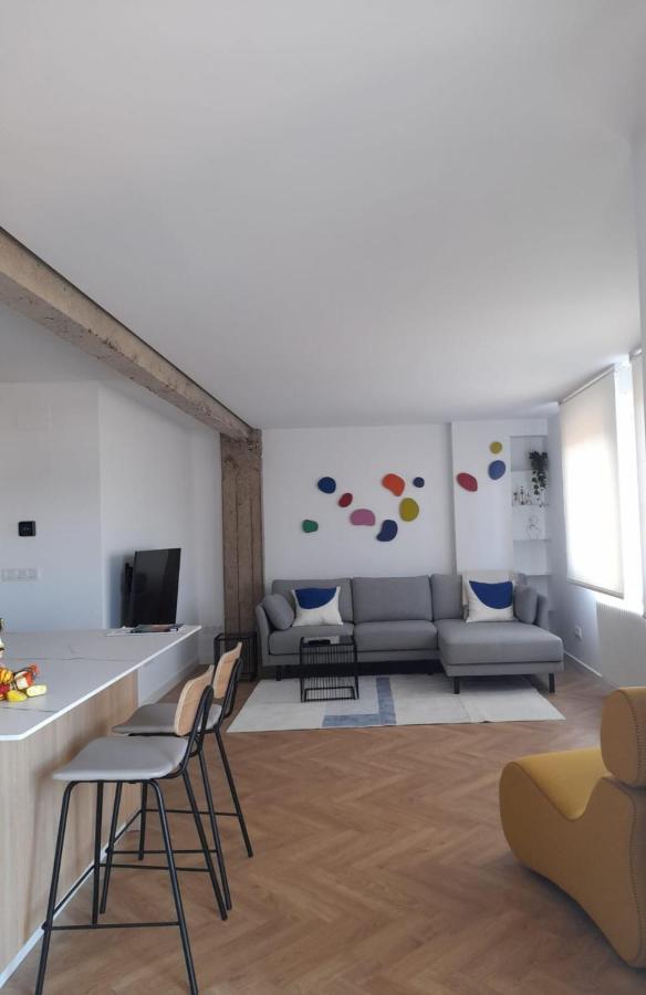Alojamiento Moderno Y Sofisticado Con Vistas A La Ciudad Bilbao Kültér fotó