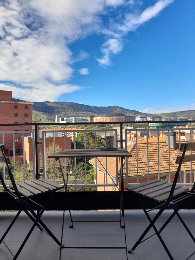 Alojamiento Moderno Y Sofisticado Con Vistas A La Ciudad Bilbao Kültér fotó