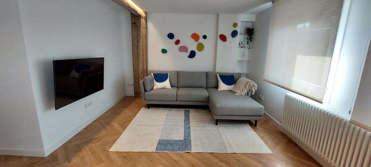 Alojamiento Moderno Y Sofisticado Con Vistas A La Ciudad Bilbao Kültér fotó