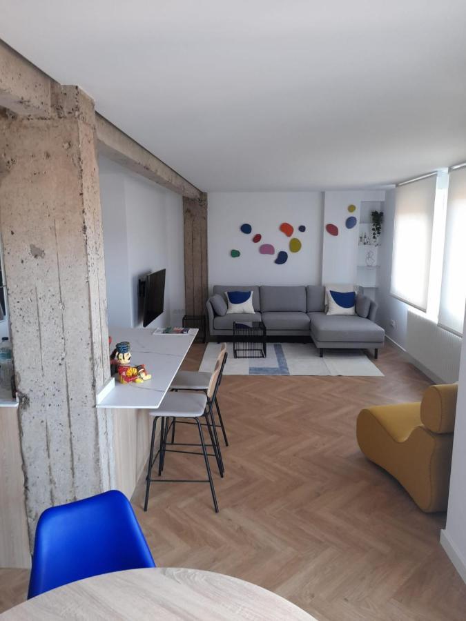 Alojamiento Moderno Y Sofisticado Con Vistas A La Ciudad Bilbao Kültér fotó